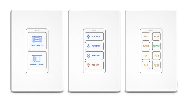 RK1+ (2,4,8 Button) In-Wall Keypad